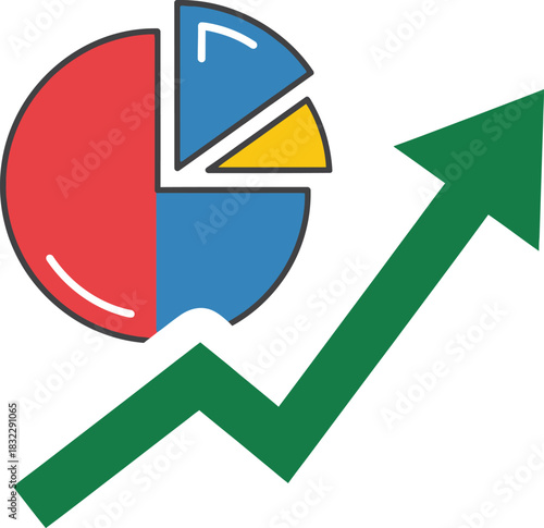 Vibrant cmyk color banner advertisement design with bold typography and graphic elements