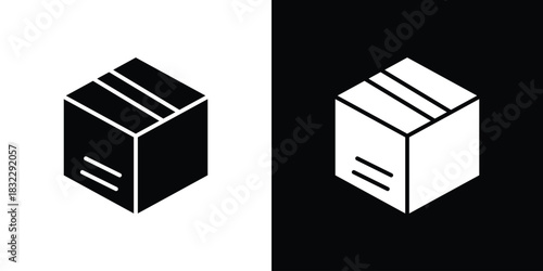 Package icons symbol illustration. Vector graphics