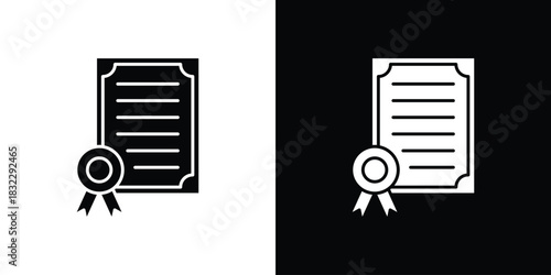 Patented icons symbol illustration. Vector graphics