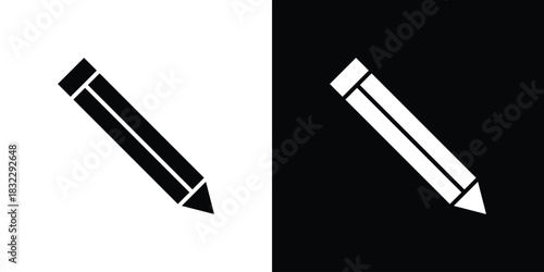 Pencil icons symbol illustration. Vector graphics