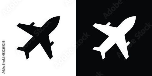 Plane icons symbol illustration. Vector graphics