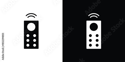 Remote control icons symbol illustration. Vector graphics