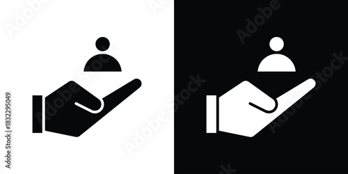 Retention icons symbol illustration. Vector graphics