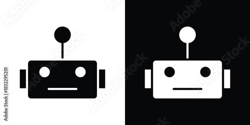 Robot icons symbol illustration. Vector graphics