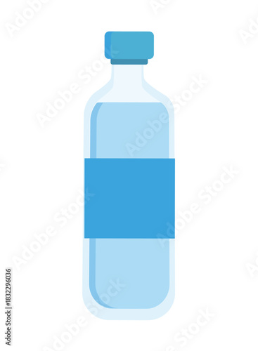 Water in plastic bottle, soft drink.