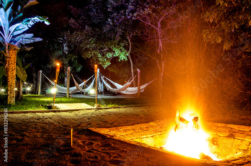 Fogata Playa Santa Marta Colombia
