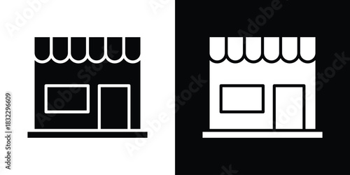 Shop icons symbol illustration. Vector graphics