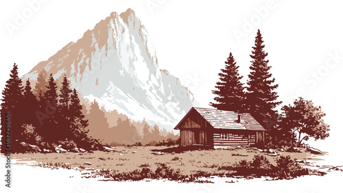 Mountain Cabin Retreat with Scenic View for Outdoor Enthusiasts