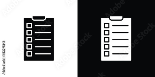 Task list icons symbol illustration. Vector graphics