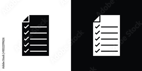 Todo list icons symbol illustration. Vector graphics