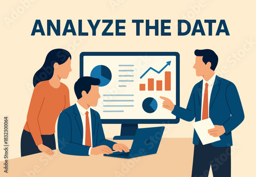 Chart and graph, datum research statistics, inforgraphic financial review, project planning diagram, business information analysis, business people help analyze data on computer monitor dashboard