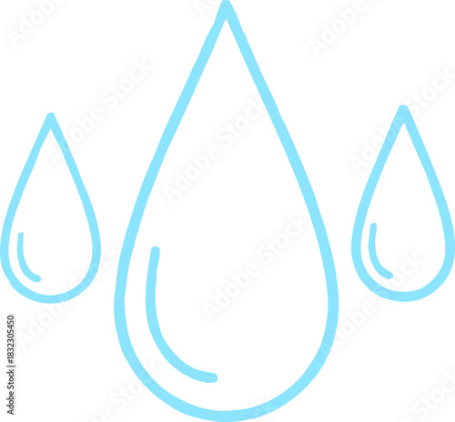 Raindrop Cluster Doodle