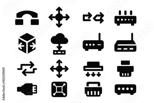 Bridge edge connectivity tile minimal unit vector pad gateway balancer icon hub