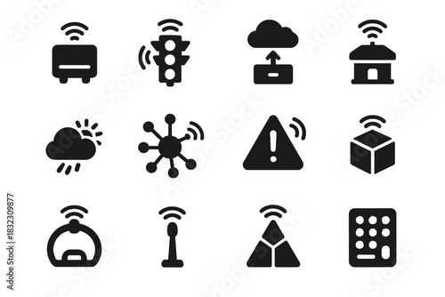 Icon rsu interface communication block v infrastructure receiver vector port tile antenna