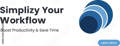 Simplizly your workflow isolated on white background to boost productivity