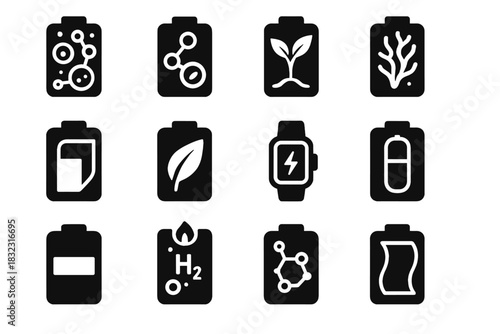 Cell bio fuel vector biodegradable enzymatic battery icon implantable wearable