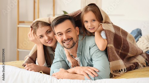 Little girl and her parents...