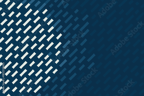 Abstract pattern of diagonal lines in shades of blue and white creating a modern design for backgrounds or art projects