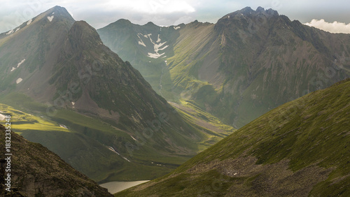 View of Caucasus Mountains in Arkhyz, Russia