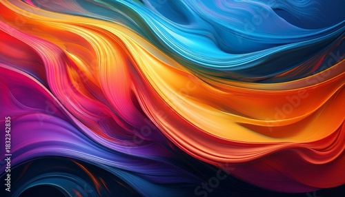Wallpaper Mural Colorful Banner Template For Design Horizontal Artistic Abstract Background Torontodigital.ca