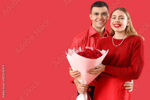 Young couple in love with r...