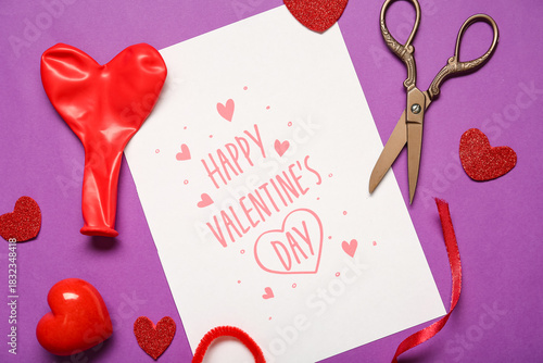 Card with text HAPPY VALENT...