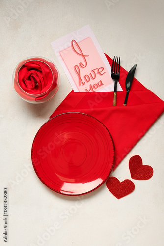 Beautiful table setting for...