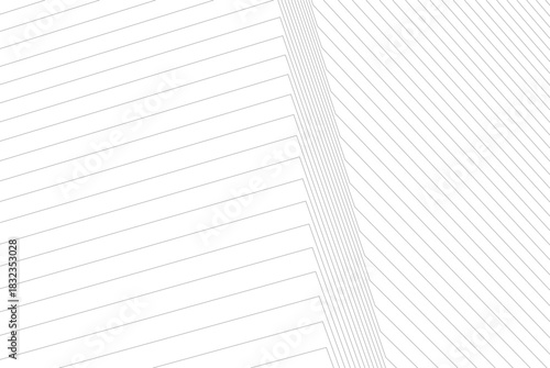 Abstract modern architecture, 3D rendering