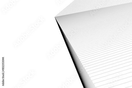 Abstract modern architecture, 3D rendering