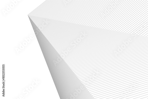 Abstract modern architecture, 3D rendering