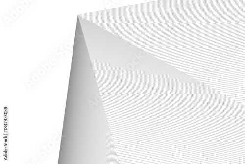 Abstract modern architecture, 3D rendering