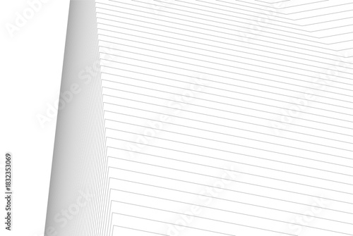 Abstract modern architecture, 3D rendering