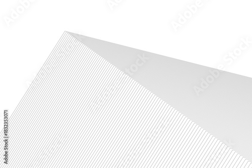 Abstract modern architecture, 3D rendering