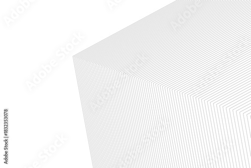 Abstract modern architecture, 3D rendering