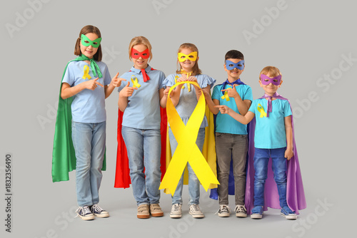 Little children dressed as ...