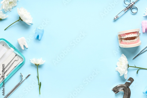Composition with dentist's ...