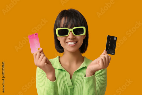 Beautiful young woman with ...