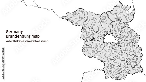Brandenburg Germany Map – Administrative Regions and Borders