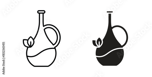 Massage oil icon for web and app. vector illustration eps