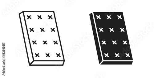 Mattress icon for web and app. vector illustration eps