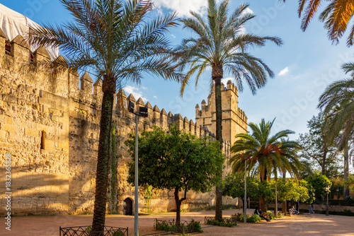 Alcazar of Cordoba (Castle of Christian Monarchs) in Andalusia, Spain