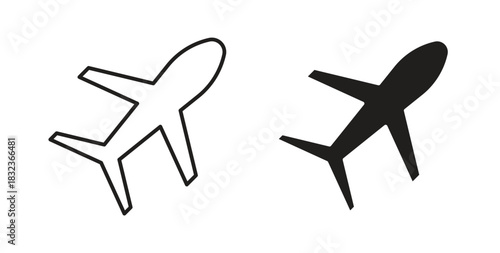 Plane icon for web and app. vector illustration eps