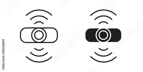 Sensor icon for web and app. vector illustration eps