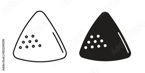 Mound icon with glyph and line. black vector icons for Web UI