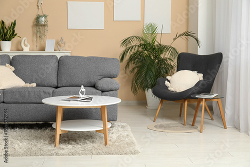 Modern living room interior...