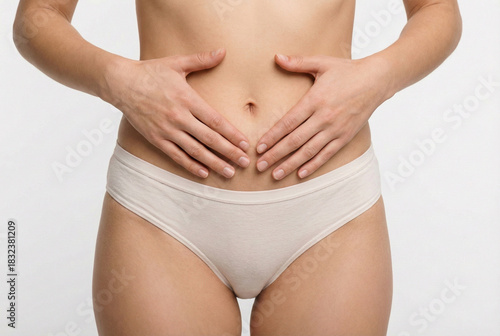 woman discomfort awareness, soft pose indicating reproductive health sensitivity