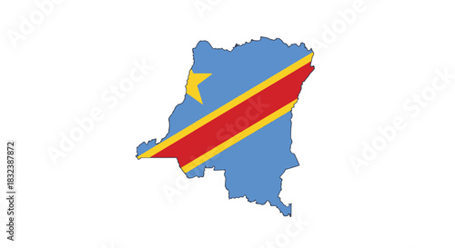 Democratic Republic of the Congo's Flag A symbolic representation of national identity and sovereignty