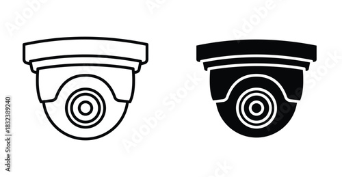 Security cam icon graphic design. Vector icon illustrations
