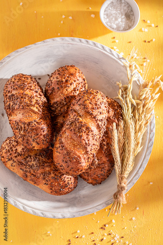 Tasty and homemade flax see...