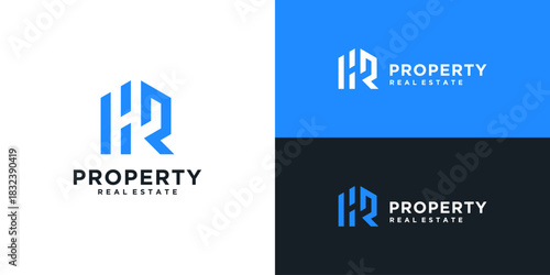 S and R home logo for real estate architecture